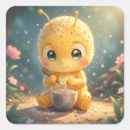 The Glowing Wanderer and the Art of Nectar.1 Fyrkantigt Klistermärke