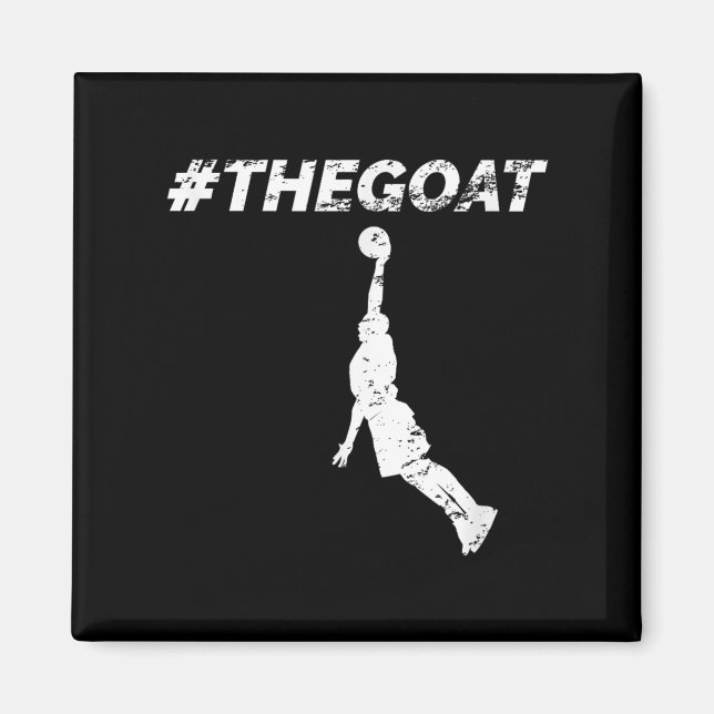 The Goat Greatest Of All Time Basketball Motivatio Magnet (Framsidan)