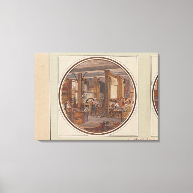 The Gobelins Workshop, 1840 Canvastryck (Framsida)