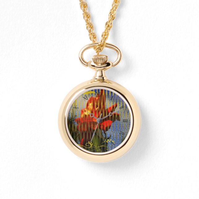 The Golden Captivity of the Rose Armbandsur (Framsida)