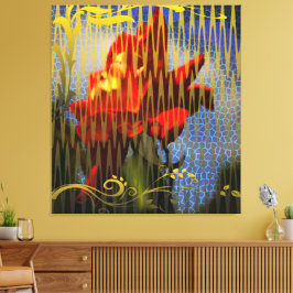 The Golden Captivity of the Rose Canvastryck