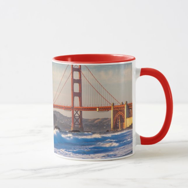 The Golden Gate Bridge från Baker Beach Mugg (Höger)
