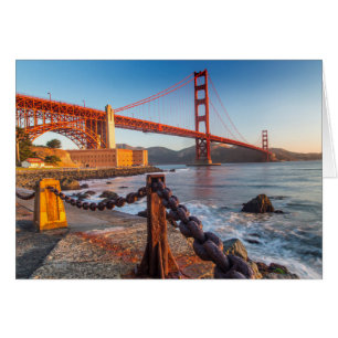 The Golden Gate Bridge från Fort Point Hälsningskort