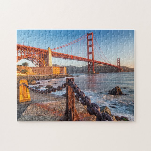 The Golden Gate Bridge från Fort Point Pussel (Horisontell)