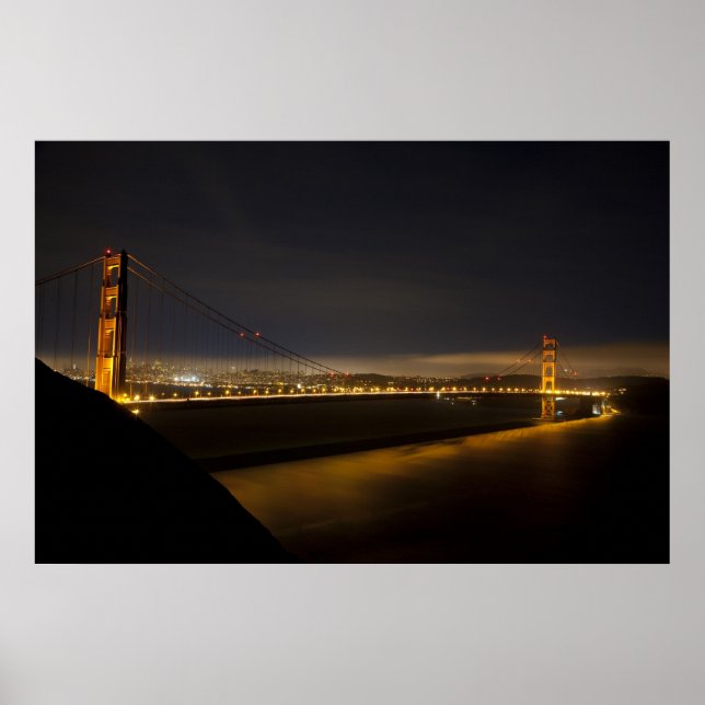 The Golden Gate Bridge från Marin 2 Poster (Framsidan)