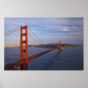 The Golden Gate Bridge från Marin Poster