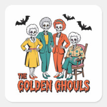 The Golden Ghouls Halloween-dekal