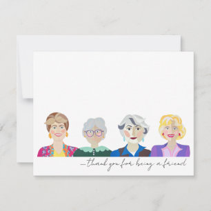 The Golden Girls Notekort Tack Kort
