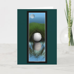 "The GÖMMANDE STÄLLE" Lung Golfer's Greeting Cards Kort