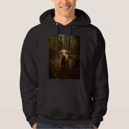 The Good Shepherd and the Lost Lamb – Jesus & Lamb Hoodie