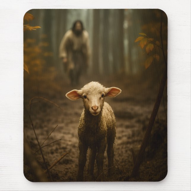 The Good Shepherd and the Lost Lamb – Jesus & Lamb Musmatta (Framsidan)