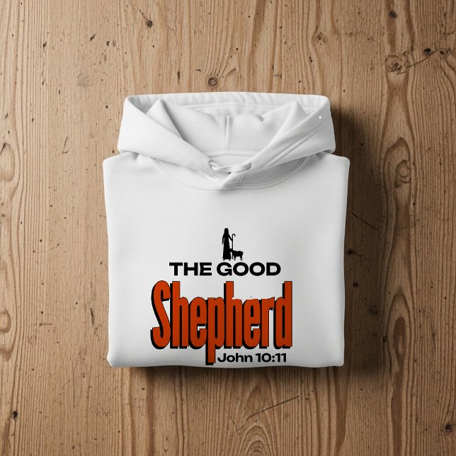 The Good Shepherd, Christian faith Bible Scripture Hoodie (Skapare uppladdad)
