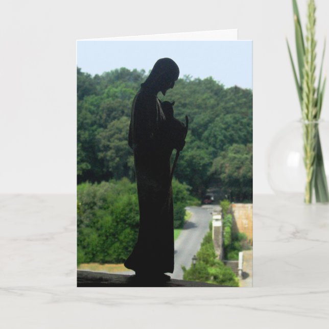 The Good Shepherd (color) - card Kort (Framsida)