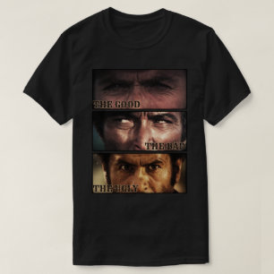 The Good The Bad The Ugly Klassisk Western T Shirt