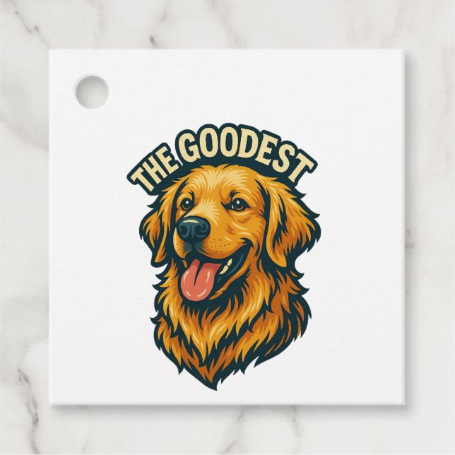 The Goodest Tee Unique Design Gåvor Etiketter (Framsida)