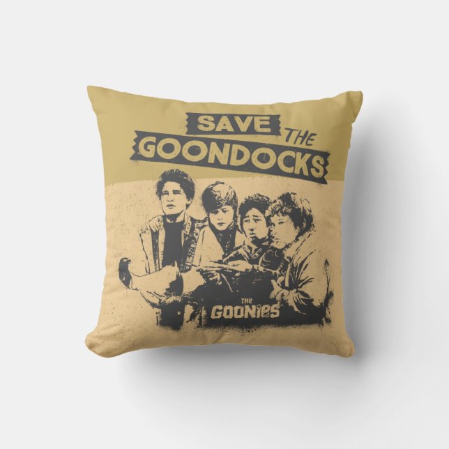 The Goonies "Rädda Goon Docks" Kudde (Framsida)