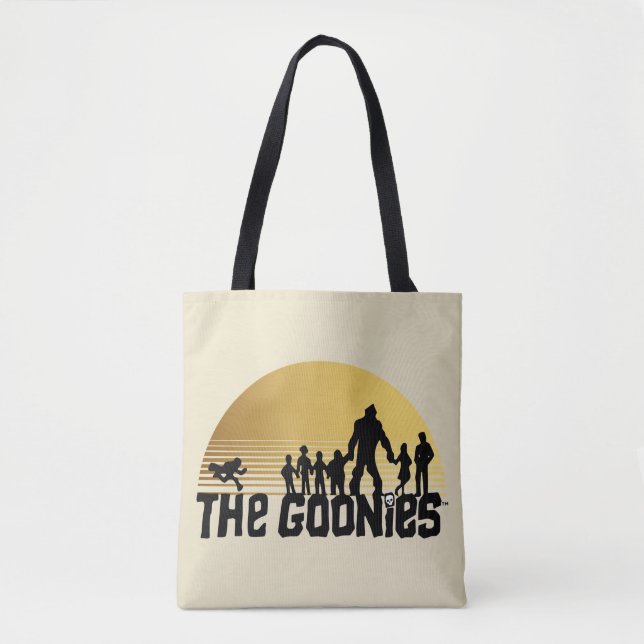 The Goonies Sunset Silhouette Graphic Tygkasse (Framsida)