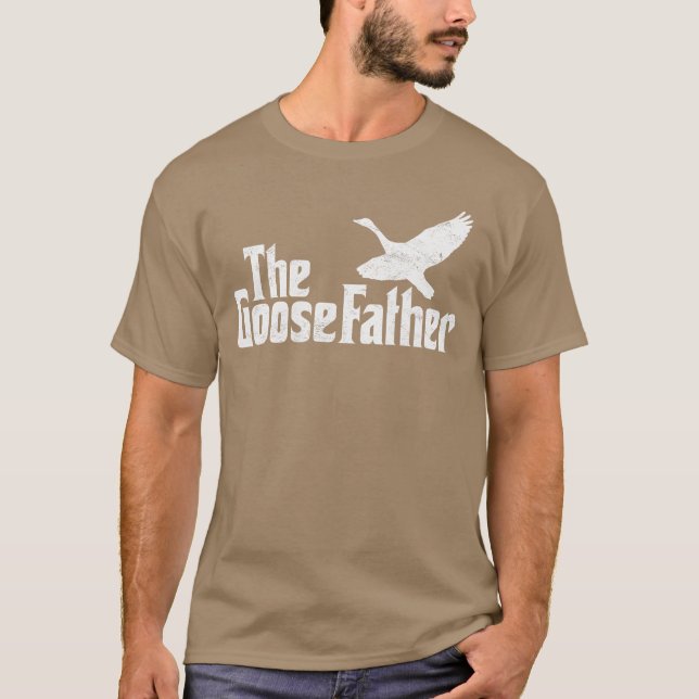 The Goosefather Goose Father Canada Geese Bird Wat T Shirt (Framsida)