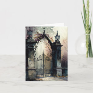 The Gothic Cemetery Gate Series Design 12 Inbjudan