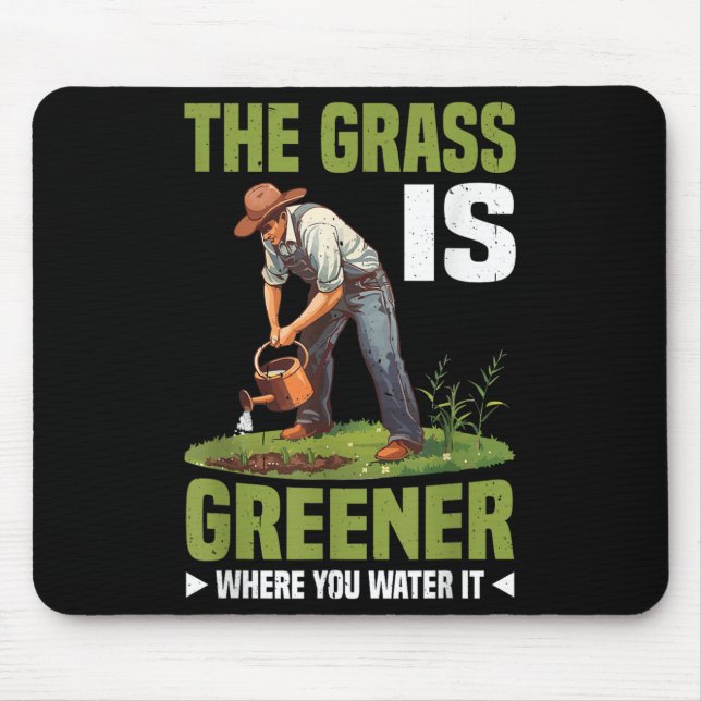 The Gr Is Greener Where You Water It Motivational  Musmatta (Framsidan)