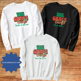 The Grace Gang Anpassad Tro Familj T Shirt