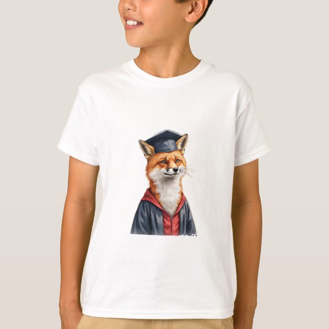 the graduate fox t shirt (Framsida)