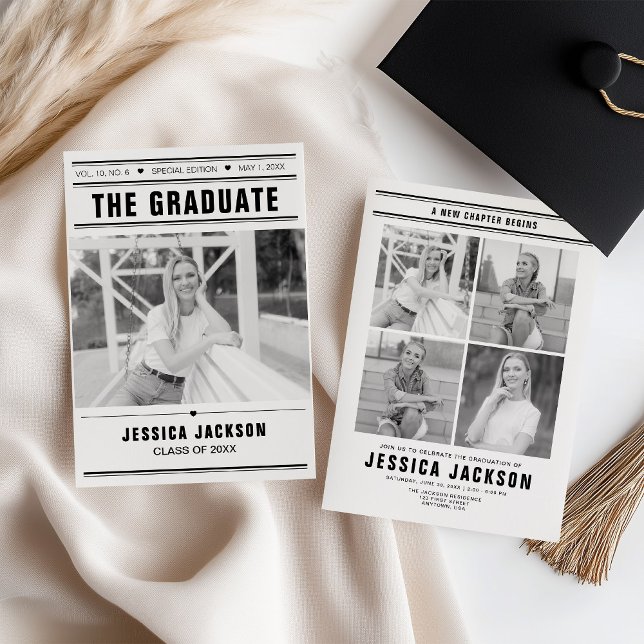 The Graduate Newspaper Template Multi-Photo (Skapare uppladdad)