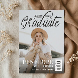 The Graduate Script Foto Magasin Examen Inbjudningar