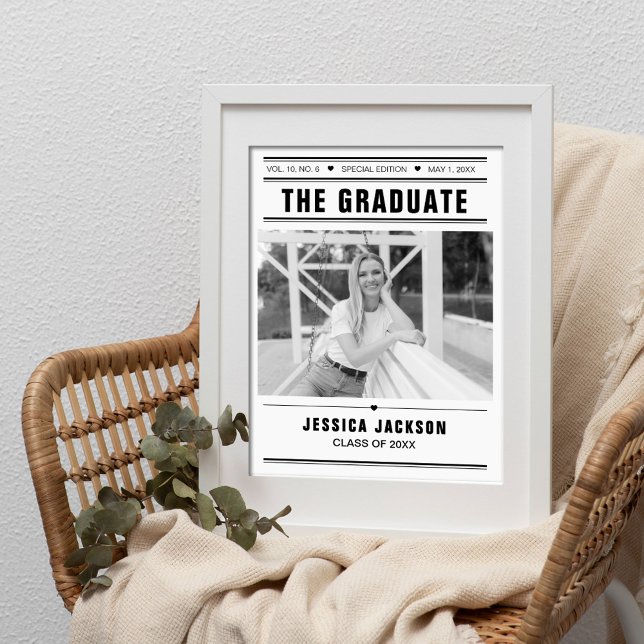 The Graduate Tidningsmall Flerfoto Poster (Skapare uppladdad)