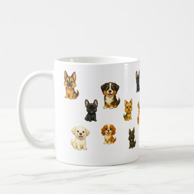 The "Grand Canine Assembly"  Kaffemugg (Vänster)