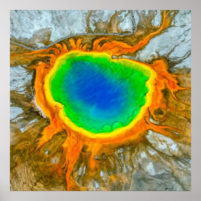 The Grand Prismatic Spring Poster (Framsidan)