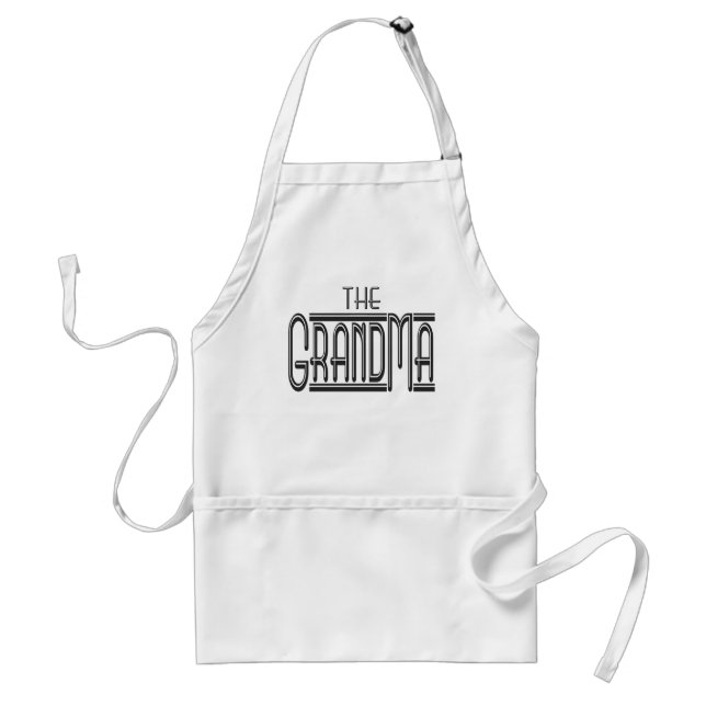 "The" Grandma Quirky BBQ Apron Förkläde (Framsidan)