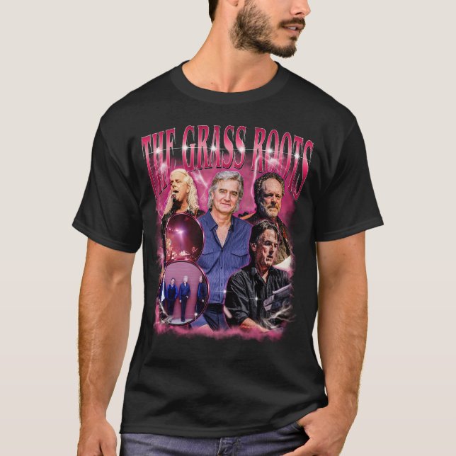The Grass Root - Amerikanskt rockband T Shirt (Framsida)