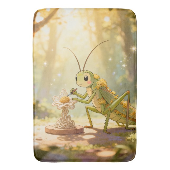 The Grasshopper and the Nectar Artwork.1 Badrumsmatta (Framsidan (Vertikal))