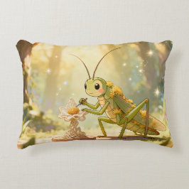 The Grasshopper and the Nectar Artwork.1 Prydnadskudde