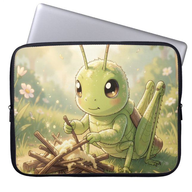 The Grasshopper and the Nectar Artwork Laptop Fodral (Framsidan)