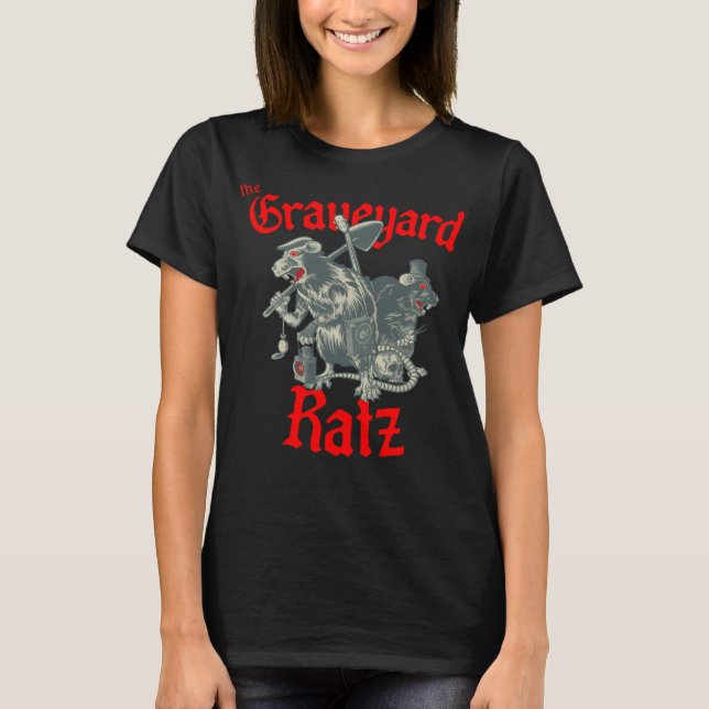 The Graveyard Ratz  T Shirt (Framsida)