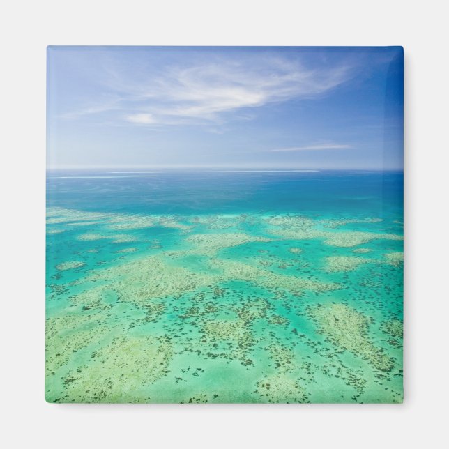 The Great Barrier Reef, flygbild av Green 2 Magnet (Framsidan)