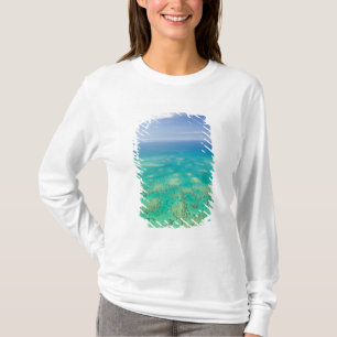 The Great Barrier Reef, flygbild över Green Tee Shirt