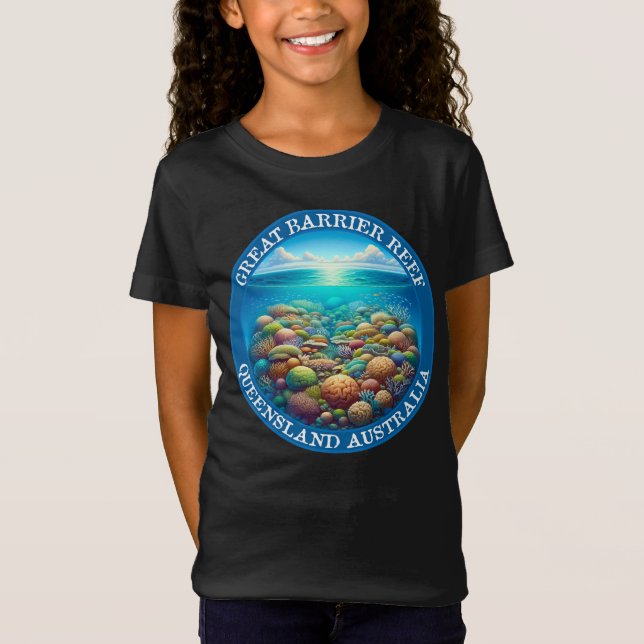 The Great Barrier Reef, Queensland, Australien T Shirt (Framsida)