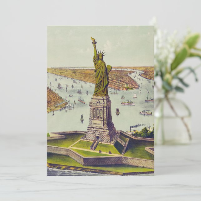 The Great Bartholdi Statue, Statue of Liberty Inbjudningar (Stående Fram)