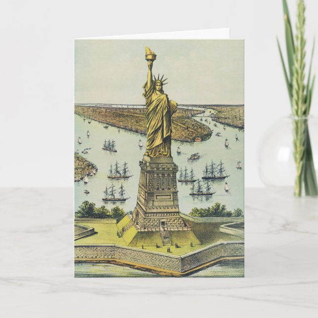 The Great Bartholdi Statue, Statue of Liberty Kort (Framsida)