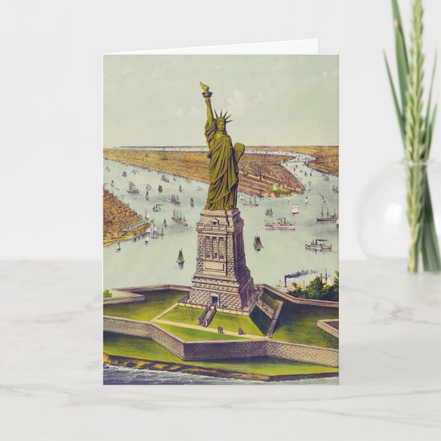 The Great Bartholdi Statue, Statue of Liberty Kort (Framsida)