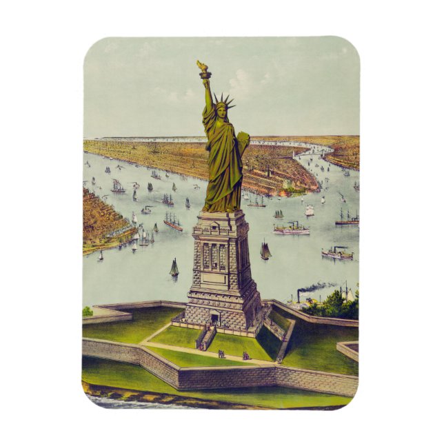 The Great Bartholdi Statue, Statue of Liberty Magnet (Vertikal)
