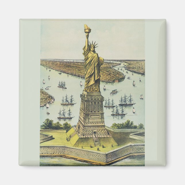 The Great Bartholdi Statue, Statue of Liberty Magnet (Framsidan)