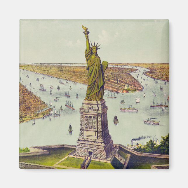 The Great Bartholdi Statue, Statue of Liberty Magnet (Framsidan)