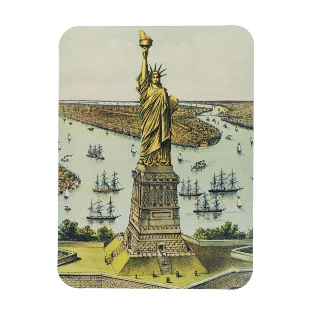 The Great Bartholdi Statue, Statue of Liberty Magnet (Vertikal)