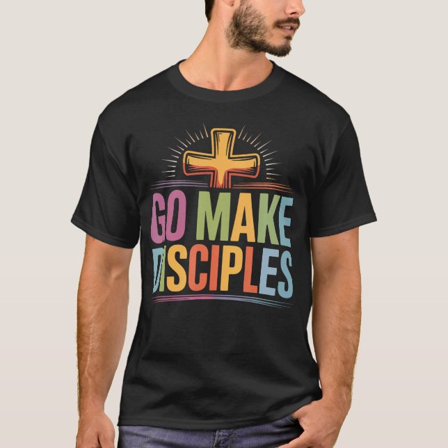 The Great Commission Witness Wear - Faith Based Ch T Shirt (Framsida)