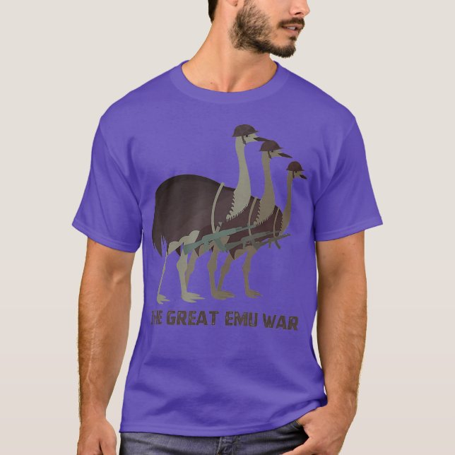 The Great Emu War Of 1932 Emus Australia Bird T Shirt (Framsida)
