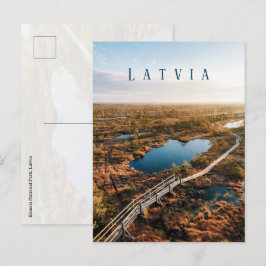 The Great Kemeri Bog Boardwalk, Latvia Vykort